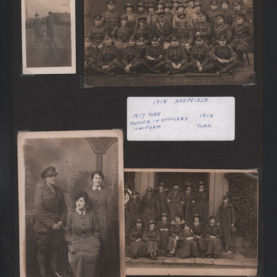 1917 York and 1918 Sheffield British Army